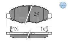 Тормозные колодки дисковые MEYLE 025 245 2316/W