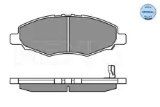 Тормозные колодки дисковые MEYLE 025 245 2316/W