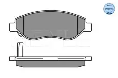 Тормозные колодки дисковые MEYLE 025 245 5019/W