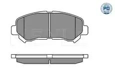 Тормозные колодки дисковые MEYLE 025 246 3217/PD