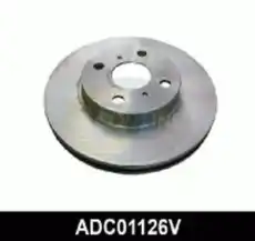 Тормозной диск COMLINE ADC01126V вентилируемый , передняя ось