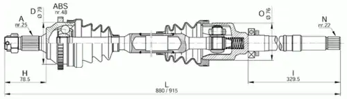 Хомут глушителя OPEN PARTS DRS6192.00