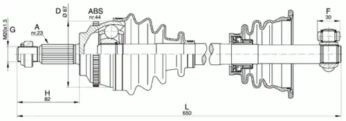 Рулевая тяга OPEN PARTS DRS6289.00