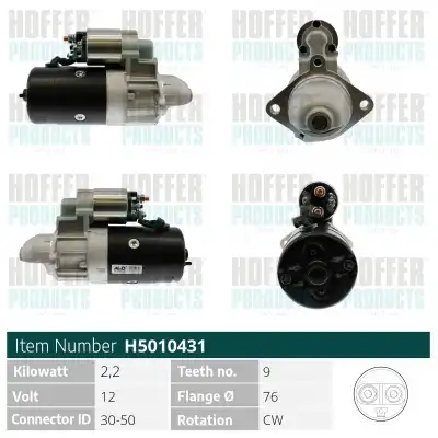Стартер HOFFER H5010431