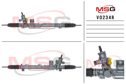 Рулевая рейка MSG VO234R