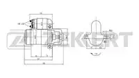 Стартер ZEKKERT AN-1016