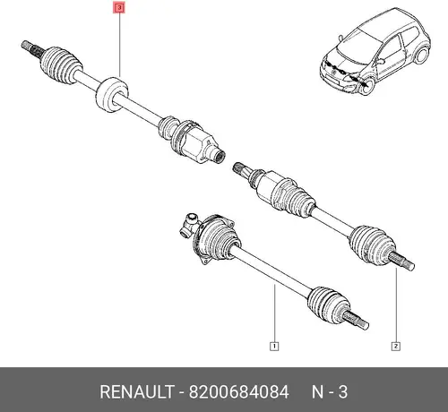 ШРУС наружный RENAULT 8200684084