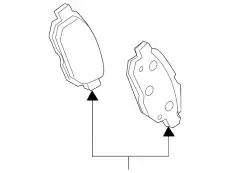 Тормозные колодки дисковые TOYOTA / LEXUS 04466-76010