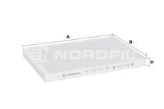 Салонный фильтр NORDFIL CN1142