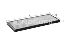 Салонный фильтр NORDFIL CN1018K2