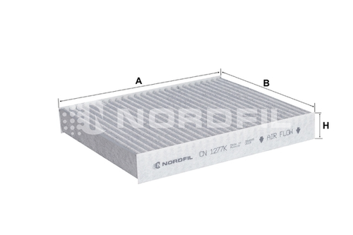 Салонный фильтр NORDFIL CN1277K