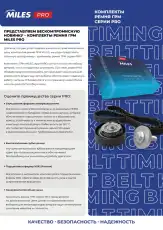 AB08202 Ремень ГРМ в составе комплекта MILES