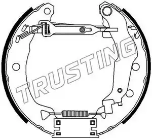 колодки бараб. торм. AR 6285 TRUSTING