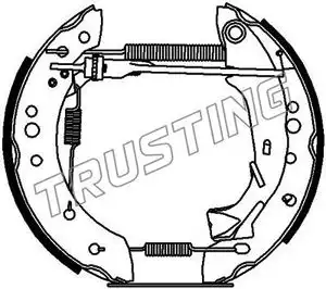 колодки бараб. торм. Citr 6198 TRUSTING