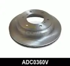Тормозной диск COMLINE ADC0360V вентилируемый , задняя ось