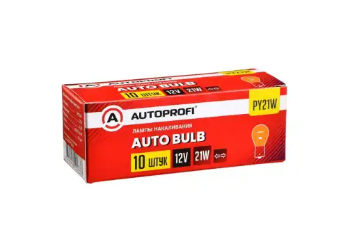 Автолампа AUTOPROFI AP-PY21W