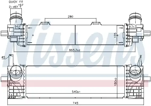 Интеркулер NISSENS 961338