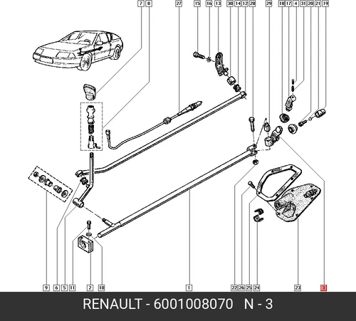 Деталь 6001008070 RENAULT