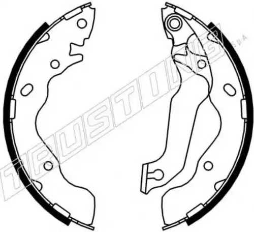 Тормозные колодки барабанные TRUSTING 046.212