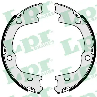 Тормозные колодки барабанные LPR 01057