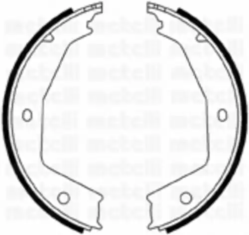 Тормозные колодки барабанные METELLI 53-0331