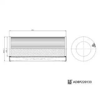 Фильтр воздушный BLUE PRINT ADBP220133