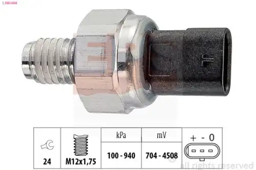 Датчик, давление масла 1.980.004 EPS
