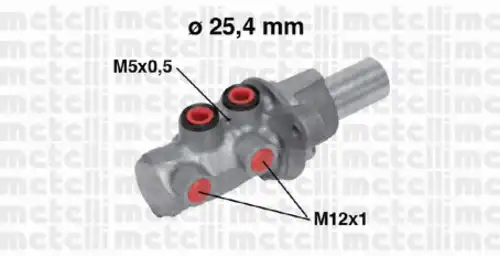 050754 METELLI ГЛАВНЫЙ ТОРМОЗНОЙ ЦИЛИНДР
