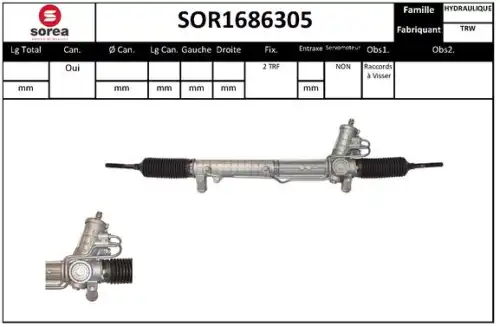 Рулевой механизм SOR1686305 STARTCAR
