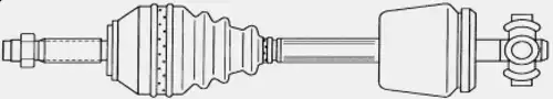 привод левый Ren 22087 SPIDAN