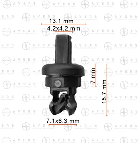 Клипса 79916JD00A AVERS
