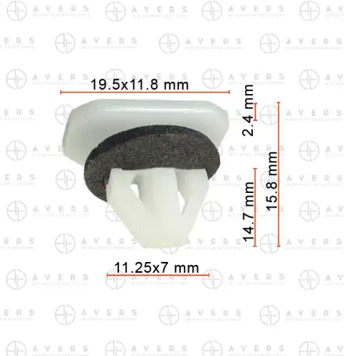 2T14V353129BA Клипса 2T14V353129BA AVERS