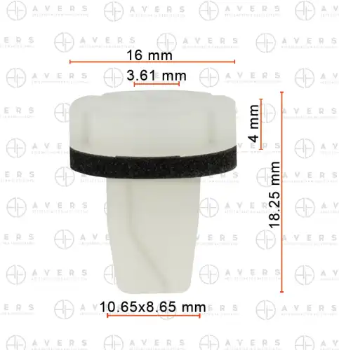 90601SNVP01 Крепеж 90601SNVP01 AVERS