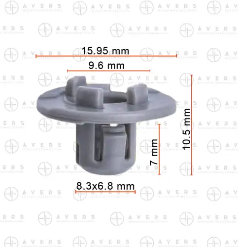 91486FL020 Клипса 91486FL020 AVERS