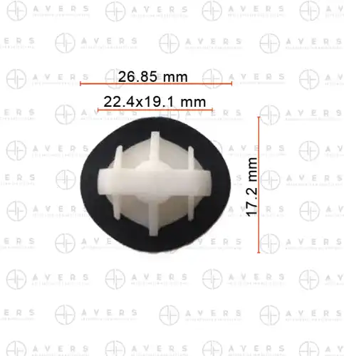 G22C51SJ3 Клипса G22C51SJ3 AVERS