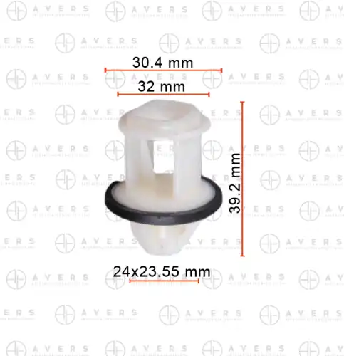 A0009917298 Клипса A0009917298 AVERS