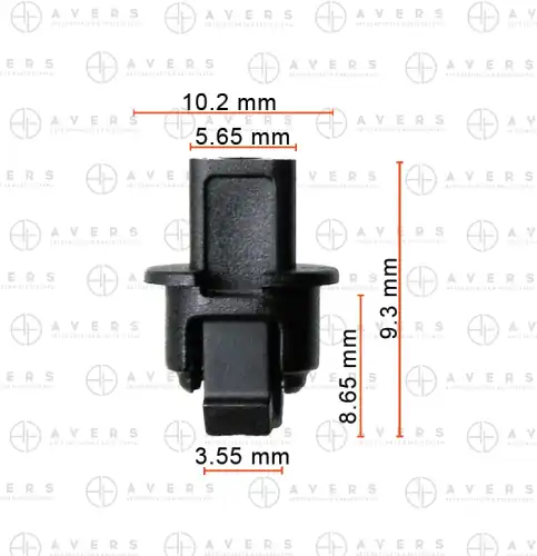 Клипса 3C0837975 AVERS