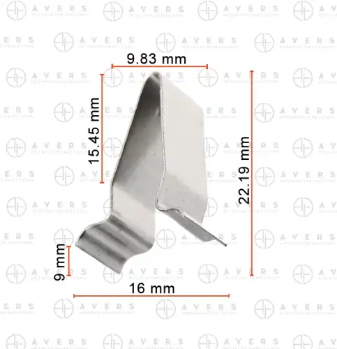A0029912170 Крепеж A0029912170 AVERS