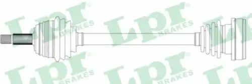 Вал приводной левый DS51005 LPR