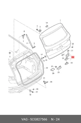 5CG827566 VAG
