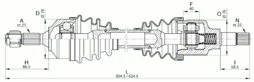 Хомут глушителя OPEN PARTS DRS6197.00