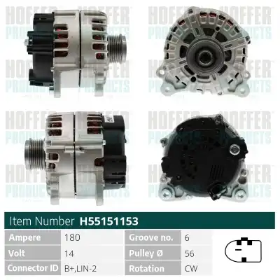 Генератор HOFFER H55151153