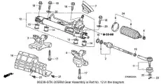 Рулевая рейка ACURA 53600STKA04RM