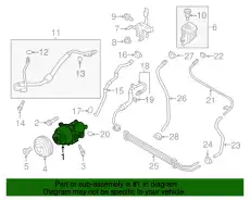 Насос гидроусилителя руля PORSCHE 958422137A