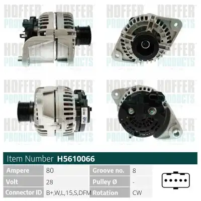 Генератор HOFFER H5610066