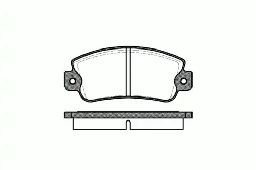 Тормозные колодки дисковые REMSA 0025.20