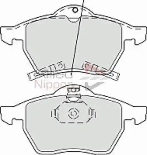колодки дисковые торм. перед. Saab CBP31167 COMLINE