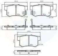 Тормозные колодки дисковые COMLINE CBP36049