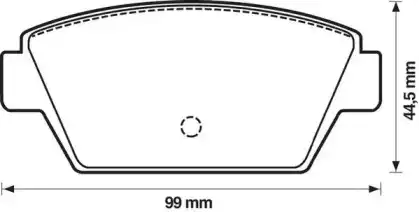 Тормозные колодки дисковые STOP 572159S
