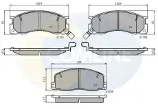 колодки дисковые торм. перед. Toyo CBP3441 COMLINE
